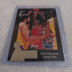Basketball Trading Card with Red and Yellow Accents